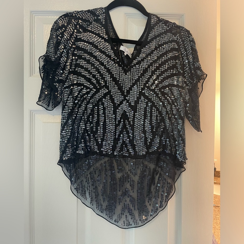 Parker sequin top. Sheer. Worn for NYE twice.
